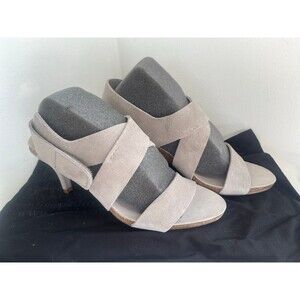 NEW Pedro Garcia Willow Suede Low Heel Sandals 38.5